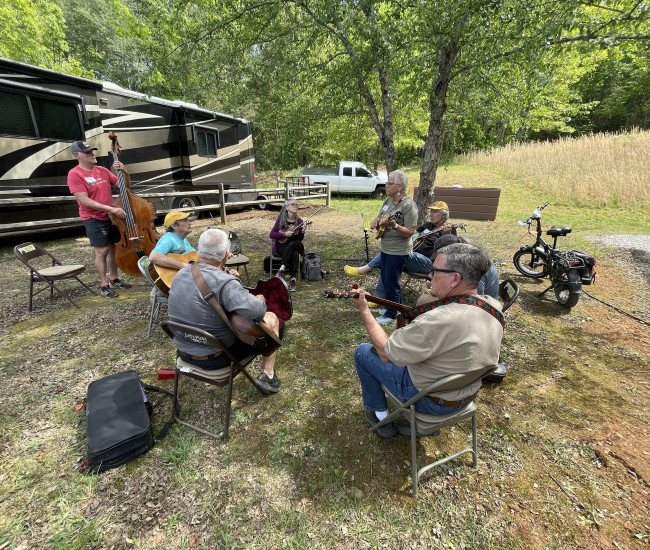 Jam Circle Under Tree